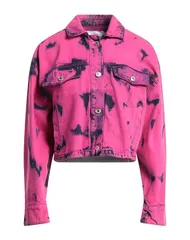 エムエスジイエム レディース アウター ジャケット・ブルゾン MSGM デニムブルゾン Fuchsia フューシャのサムネイル