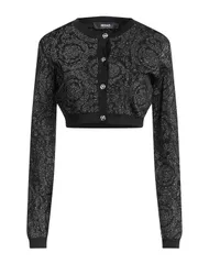 ヴェルサーチ レディース アウター カーディガン VERSACE カーディガン Black ブラックのサムネイル