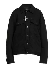 ディースクエアード レディース アウター ジャケット・ブルゾン DSQUARED2 デニムブルゾン Black ブラックのサムネイル