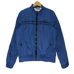 HILFIGER DENIM ヒルフィガーデニム ナイロンジャケット ライトアウター China製 Lサイズ ブルーのサムネイル