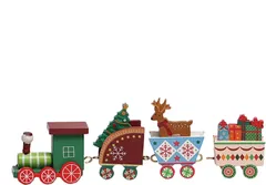 子供のおもちゃ 木製のミニ列車 クリスマス列車 飾りもの列車 デコレーション 木製列車 ミニチュアアクセサリー アクセサリー クリスマスの装飾 木製のおもちゃ クリスマス雑貨 パーティー ギフト 装飾品 工芸品 プレゼント 贈り物 置物 クリスマスパーティー