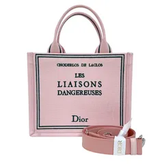 クリスチャン・ディオール Christian Dior ブックトート　スモール M1404PEHO-M19I ピンク キャンバス レディース トートバッグ