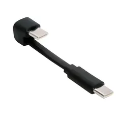 【新品】 Xiwai USB-C 超薄型フラットタイプC オス - メス延長電源 USB2.0 データケーブル 反対U字型 バックアングル 65W 急速充電 ノートパソコン タブレット 電話用 1