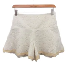 グレースコンチネンタル GRACE CONTINENTAL ショートパンツ ハーフパンツ ショーパン レース 36 アイボリー 09140311 ■YHS9のサムネイル