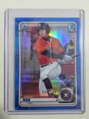 2020 MLB ジェレミー・ペーニャ バウマンクロム ブルーカード ヒューストン・アストロズ