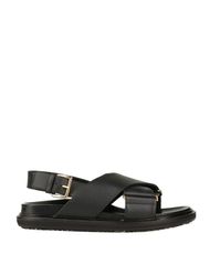 新品☆TOD'S レザー クロスストラップ サンダル ブラック - メルカリ