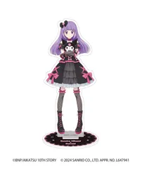 アクリルスタンド「アイカツ！×サンリオキャラクターズ」10/氷上 スミレ×クロミ 等身イラスト 新品未開封品