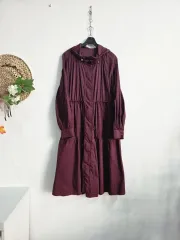 ZIOSONGZIO WHO フード 薄い シャカシャカ素材 トレンチコート 85 (90 サイズ 可能)