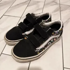 VANSキッズ オールドスクール バックル スニーカー