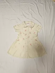 メゾピアノ 刺繍 半袖 ONE PIECE 110 状態良し