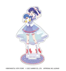 キャラアクリルフィギュア「アイカツ！×サンリオキャラクターズ」02/霧矢 あおい×タキシードサム 描き下ろしイラスト 新品未開封品