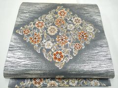 逸品 金唐革 袋帯 本革 和泉紫峯作 限定 - メルカリ