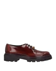 【送料無料】 トッズ レディース パンプス シューズ レースアップシューズ Brown
