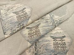 古代紬 着物 紬 雪の結晶柄 草木染め - メルカリ