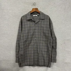 ユニクロ U ルメール チェック 長袖 シャツ M A09055