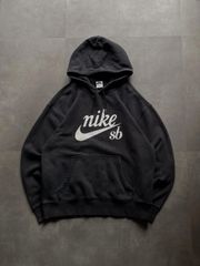 NIKE SB ロゴ プルオーバーパーカー XXL ブラック 裏起毛 - メルカリ