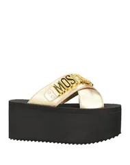 モスキーノ レディース シューズ サンダル MOSCHINO サンダル Gold ゴールドのサムネイル