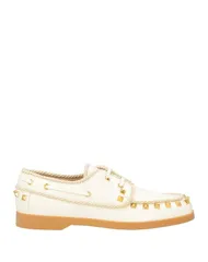 ヴァレンティノ レディース シューズ スリッポン・ローファー VALENTINO GARAVANI モカシン Off White オフホワイトのサムネイル