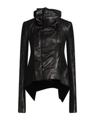 リックオウエンス レディース アウター ジャケット・ブルゾン RICK OWENS バイカージャケット Black ブラックのサムネイル