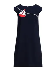 ブティックモスキーノ レディース トップス ワンピース BOUTIQUE MOSCHINO ミニワンピース・ドレス Midnight Blue ブルー