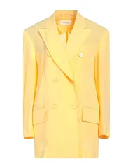 スポーツマックス レディース アウター ジャケット・ブルゾン SPORTMAX テーラードジャケット Yellow イエローのサムネイル