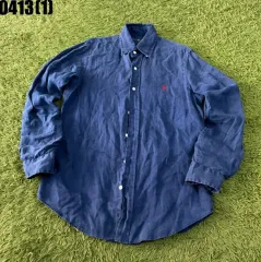 ポロラルフローレン ネイビー シャツ XS