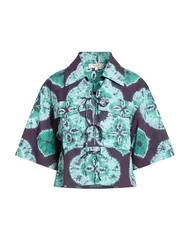 シー レディース トップス シャツ SEA 柄入りシャツ＆ブラウス Green グリーンのサムネイル