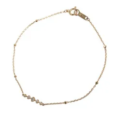 4℃ ダイヤブレスレット  【無料ギフトラッピング】【Aランク】【中古】
