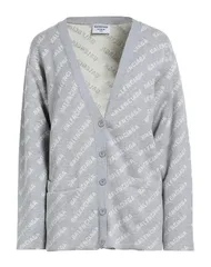 バレンシアガ レディース アウター カーディガン BALENCIAGA カーディガン Light Gray グレーのサムネイル