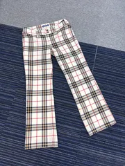 BURBERRY BLUE LABEL Y2K ノバチェック柄 パンツ 36 送料無料♪