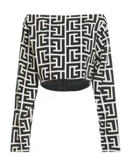 バルマン レディース トップス シャツ BALMAIN トップス Black ブラックのサムネイル