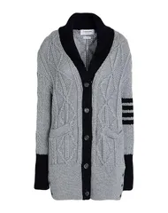 トムブラウン レディース アウター カーディガン THOM BROWNE カーディガン Light Gray グレーのサムネイル