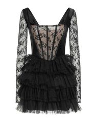 theredthread V tulle dress long - メルカリ