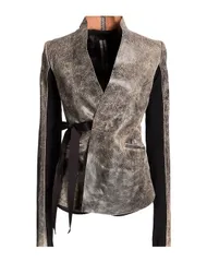 リックオウエンス レディース アウター ジャケット・ブルゾン RICK OWENS テーラードジャケット Black ブラックのサムネイル