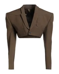 リックオウエンス レディース アウター ジャケット・ブルゾン RICK OWENS ブルゾン Military Green グリーンのサムネイル