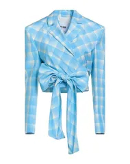 エムエスジイエム レディース アウター ジャケット・ブルゾン MSGM テーラードジャケット Azure Blue ブルーのサムネイル
