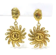 CHANEL/シャネル　ココマーク イヤリング　　ヴィンテージ　ゴールド　94A　スイング　【中古】