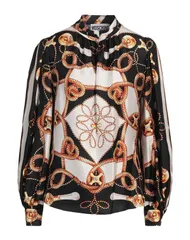 モスキーノ レディース トップス シャツ MOSCHINO シルクトップス Black ブラックのサムネイル