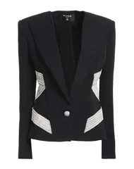 バルマン レディース アウター ジャケット・ブルゾン BALMAIN テーラードジャケット Black ブラックのサムネイル