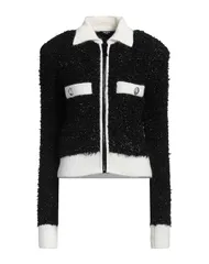 バルマン レディース アウター カーディガン BALMAIN ファスナー付きニット Black ブラックのサムネイル