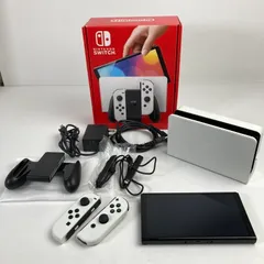 【中古品】 Nintendo Switch ニンテンドー スイッチ 有機ELモデル 本体 Joy-Con (L) (R) ホワイト 【034-260413-mh-70-fuz】