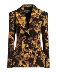 ヴェルサーチ レディース アウター ジャケット・ブルゾン VERSACE JEANS COUTURE テーラードジャケット Black ブラックのサムネイル
