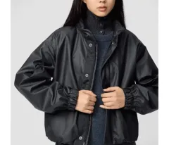 ユニクロ U コーティング ショート ブルゾン XL