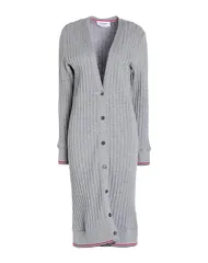 トムブラウン レディース アウター カーディガン THOM BROWNE カシミヤニット Gray グレーのサムネイル