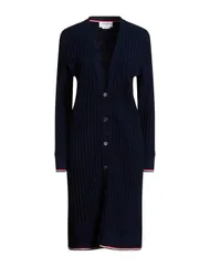 トムブラウン レディース アウター カーディガン THOM BROWNE カシミヤニット Midnight Blue ブルーのサムネイル
