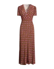 ポール＆ジョー レディース トップス ワンピース PAUL JOE ロングワンピース・ドレス Brown ブラウン