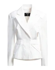 バルマン レディース アウター ジャケット・ブルゾン BALMAIN テーラードジャケット White ホワイトのサムネイル
