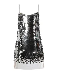 エルマンノ シェルヴィーノ レディース トップス ワンピース ERMANNO SCERVINO パーティ向けドレス＆ワンピース Silver シルバーのサムネイル