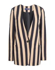 トラサルディ レディース アウター ジャケット・ブルゾン TRUSSARDI JEANS テーラードジャケット Beige ベージュのサムネイル