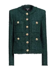 バルマン レディース アウター ジャケット・ブルゾン BALMAIN テーラードジャケット Dark Green グリーンのサムネイル